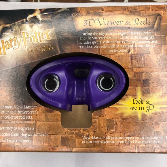 Sealed Harry Potter Giftset View-master 3D Viewer & 3 Reels Boxed Set - Picture 5 of 5